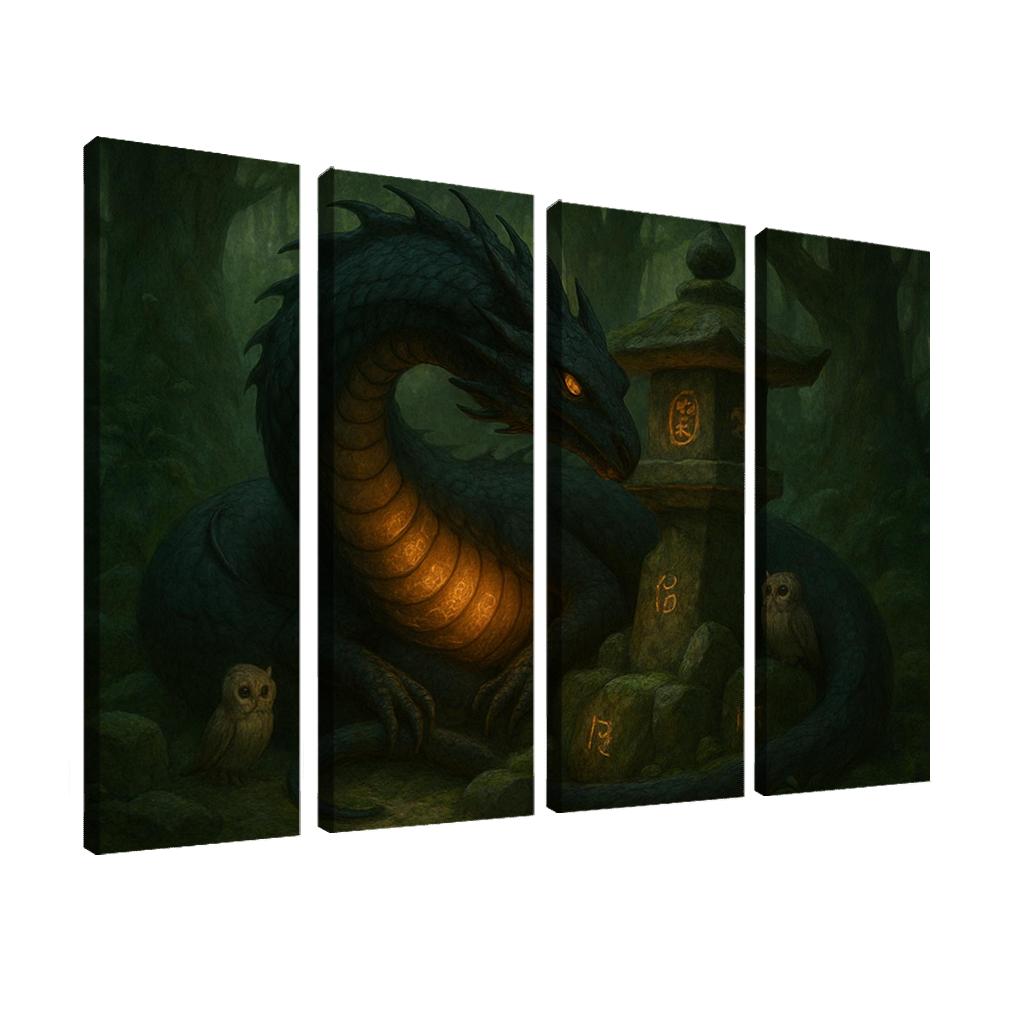 Sable Lantern Wyrm one-piece frames