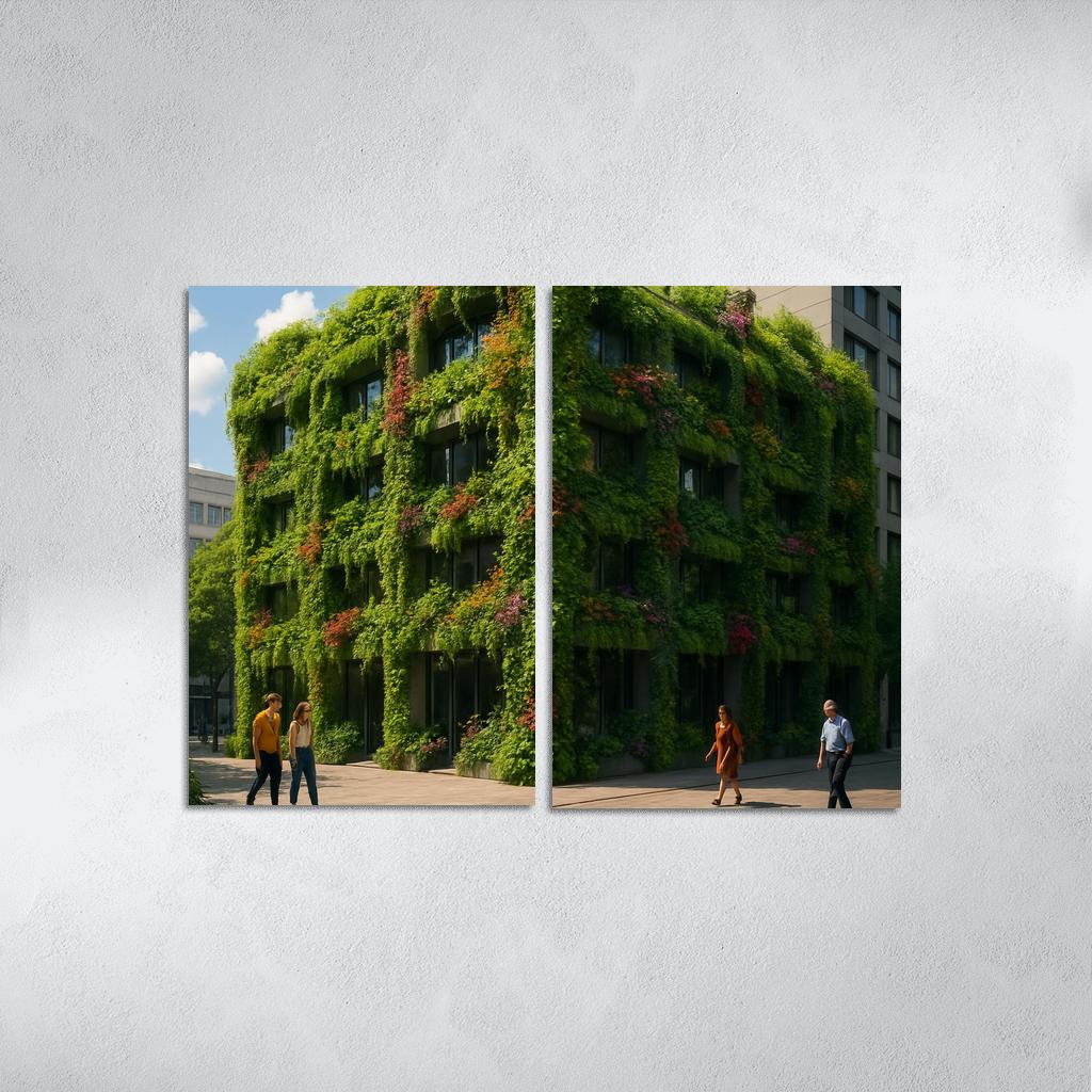 Living Facades With Vertical Gardens framed paintings