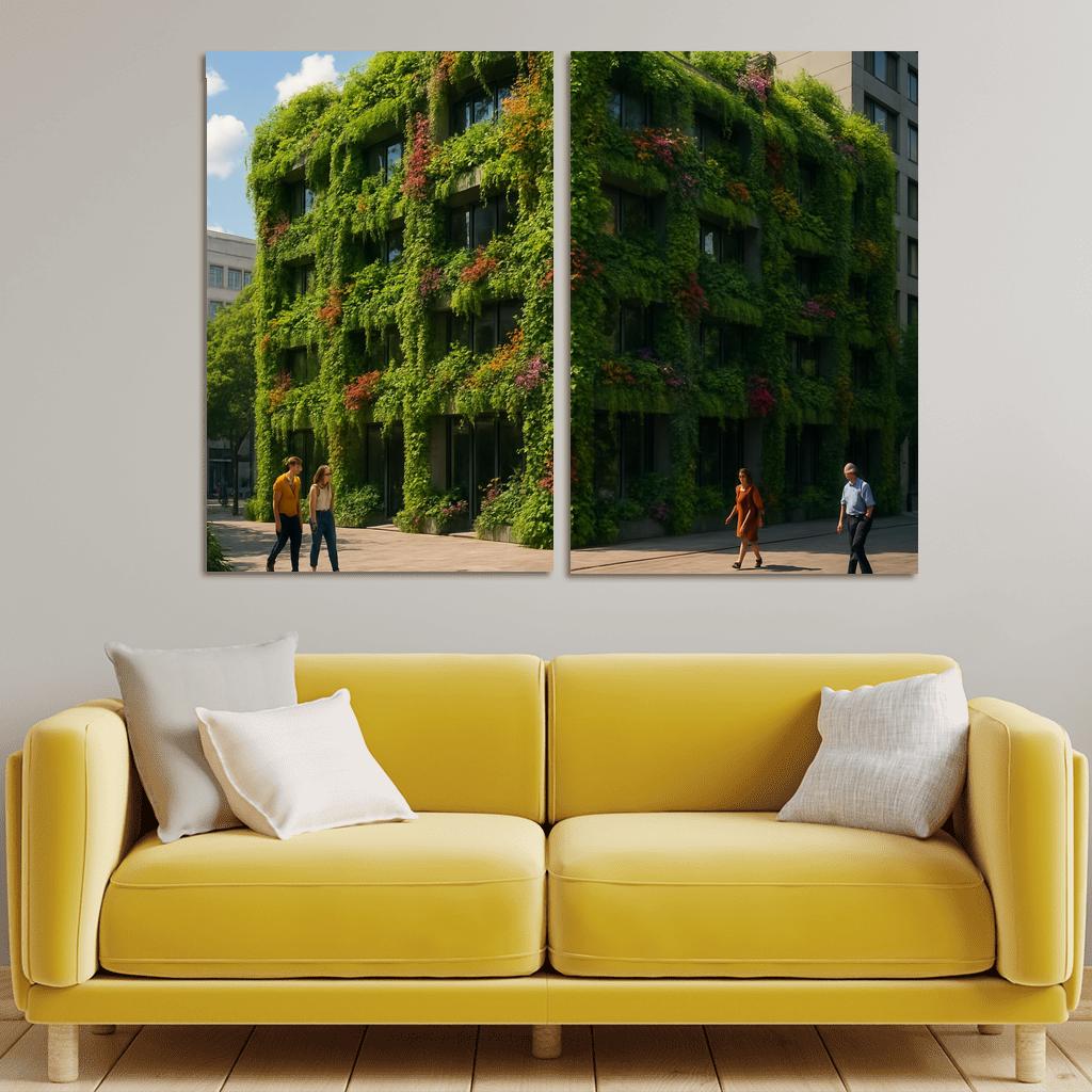 Living Facades With Vertical Gardens framed paintings