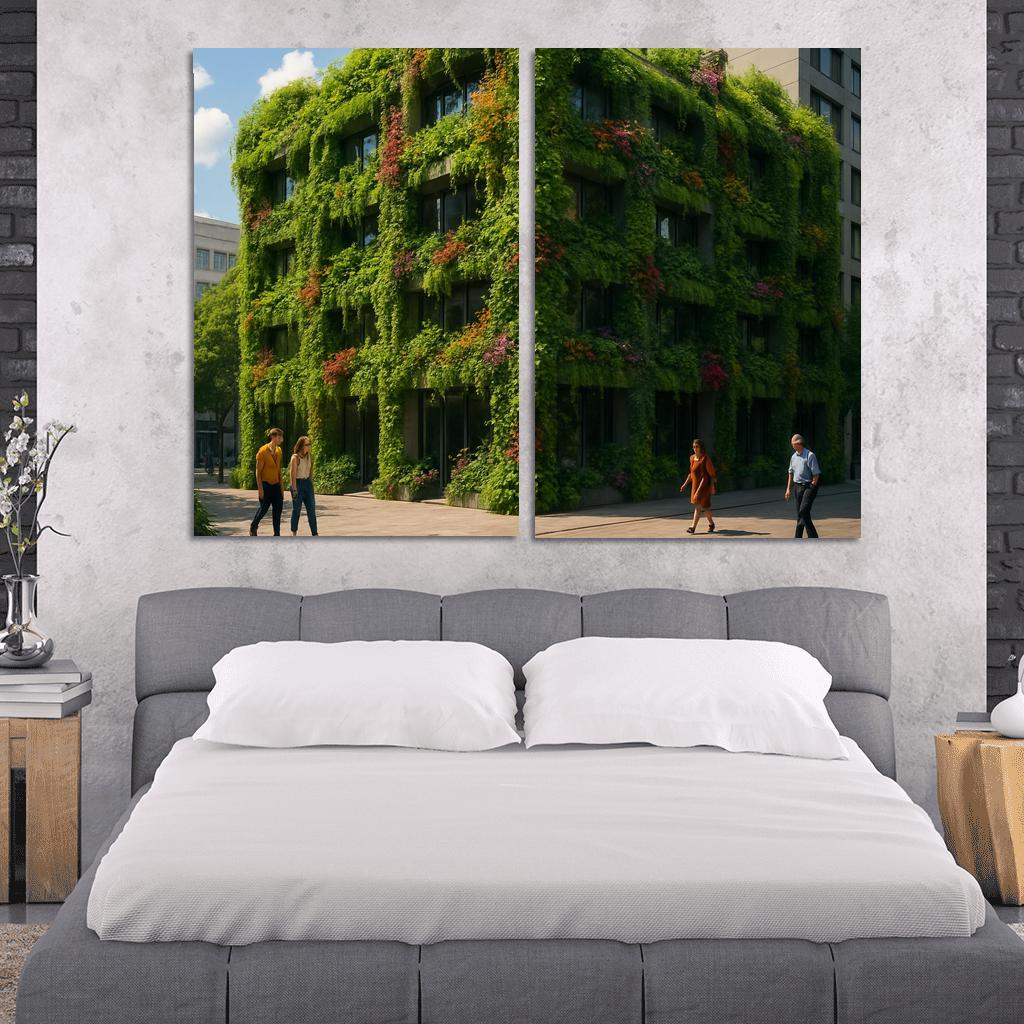 Living Facades With Vertical Gardens framed paintings