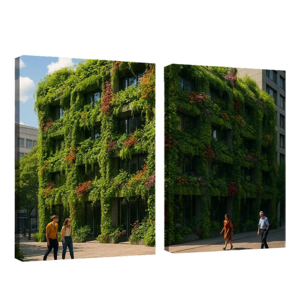 Living Facades With Vertical Gardens framed paintings