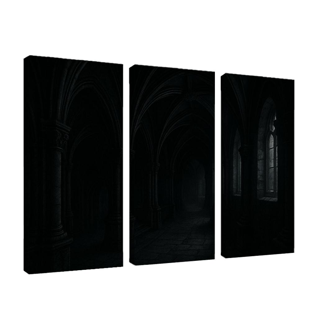 Ebon Cloister Labyrinth wall decor