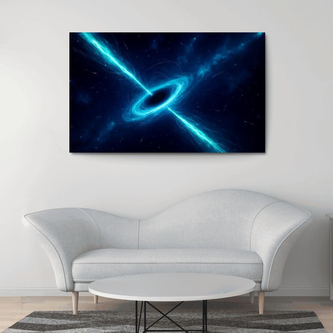 Relativistic Jet Plasma Sculptures wall art