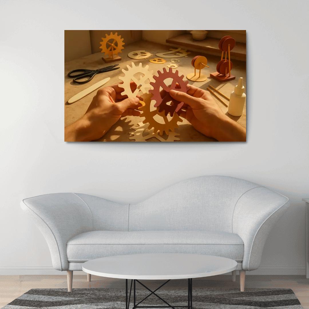 Kinetic Paper Sculpture Lab modern paintings frame