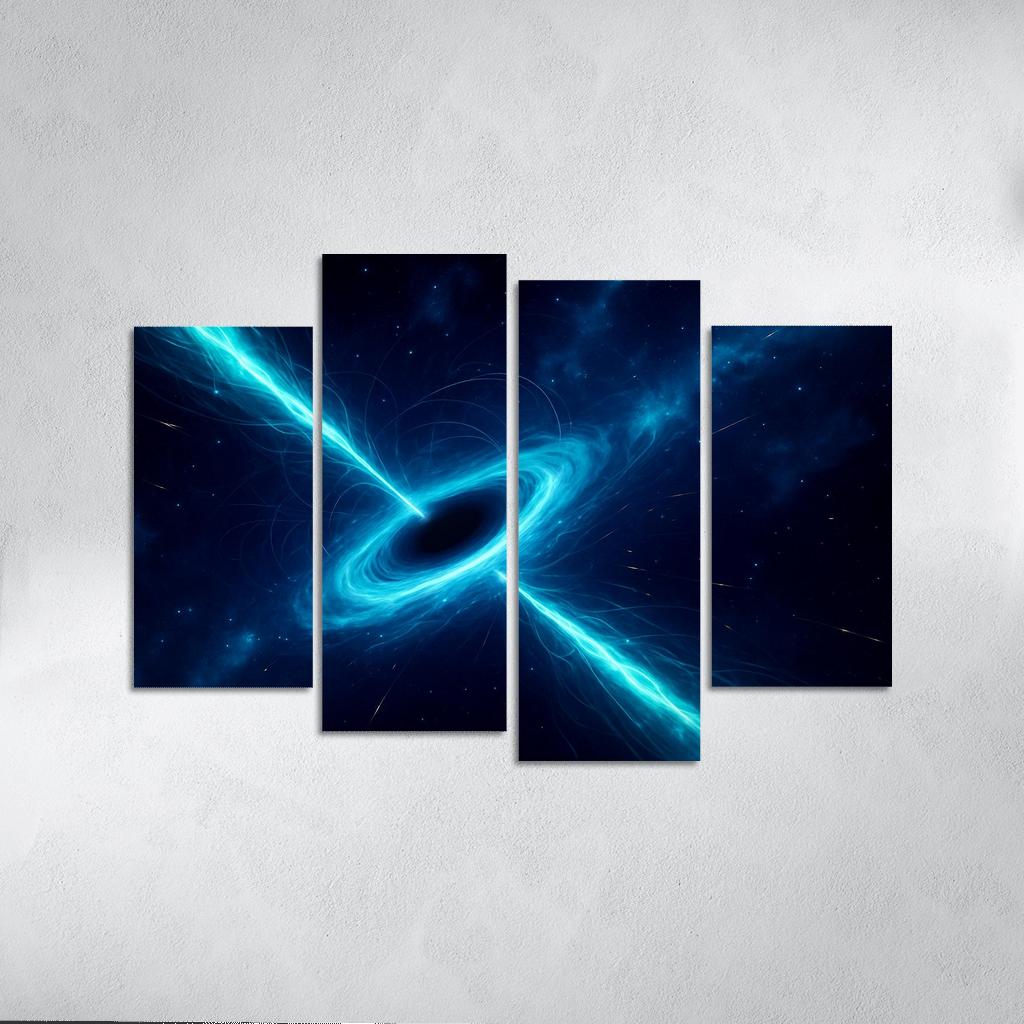 Relativistic Jet Plasma Sculptures wall art