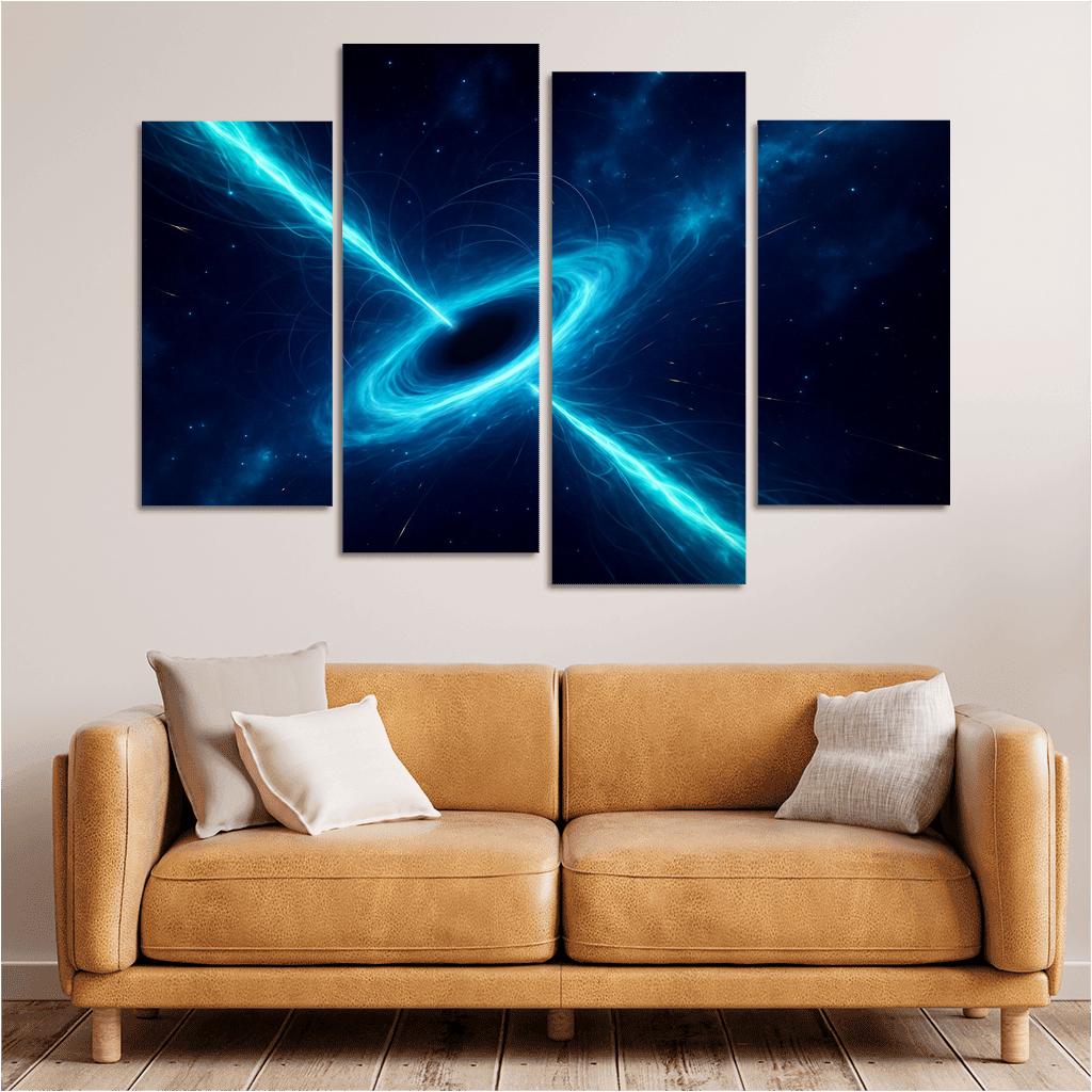 Relativistic Jet Plasma Sculptures wall art