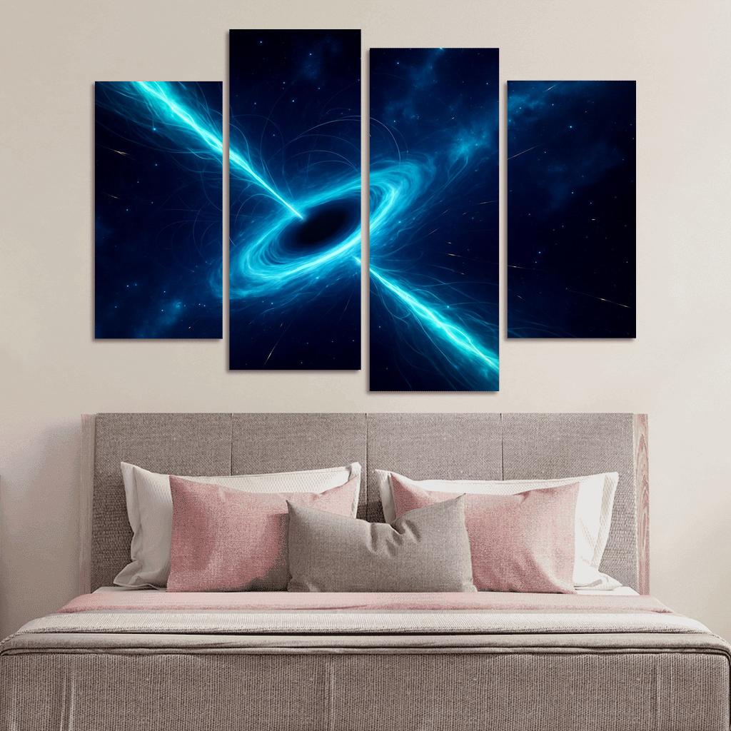 Relativistic Jet Plasma Sculptures wall art