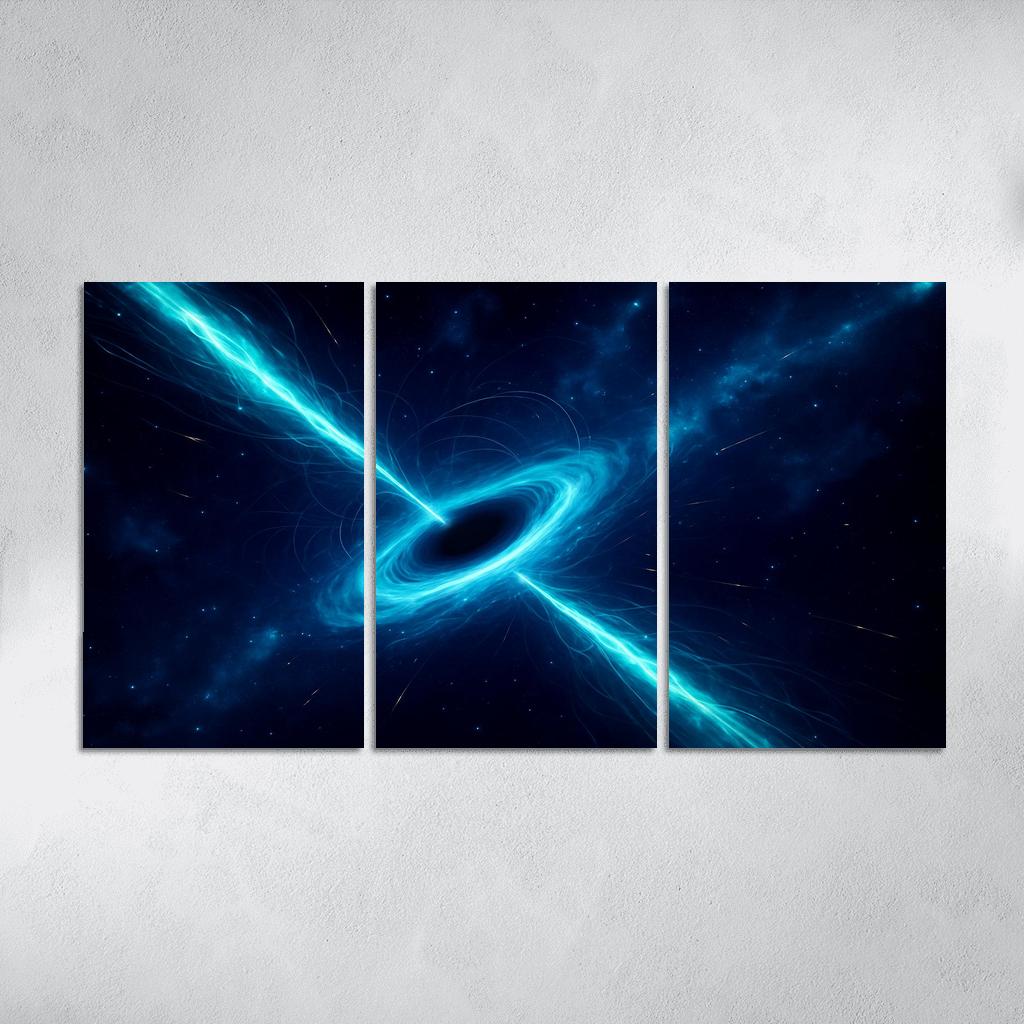 Relativistic Jet Plasma Sculptures wall art