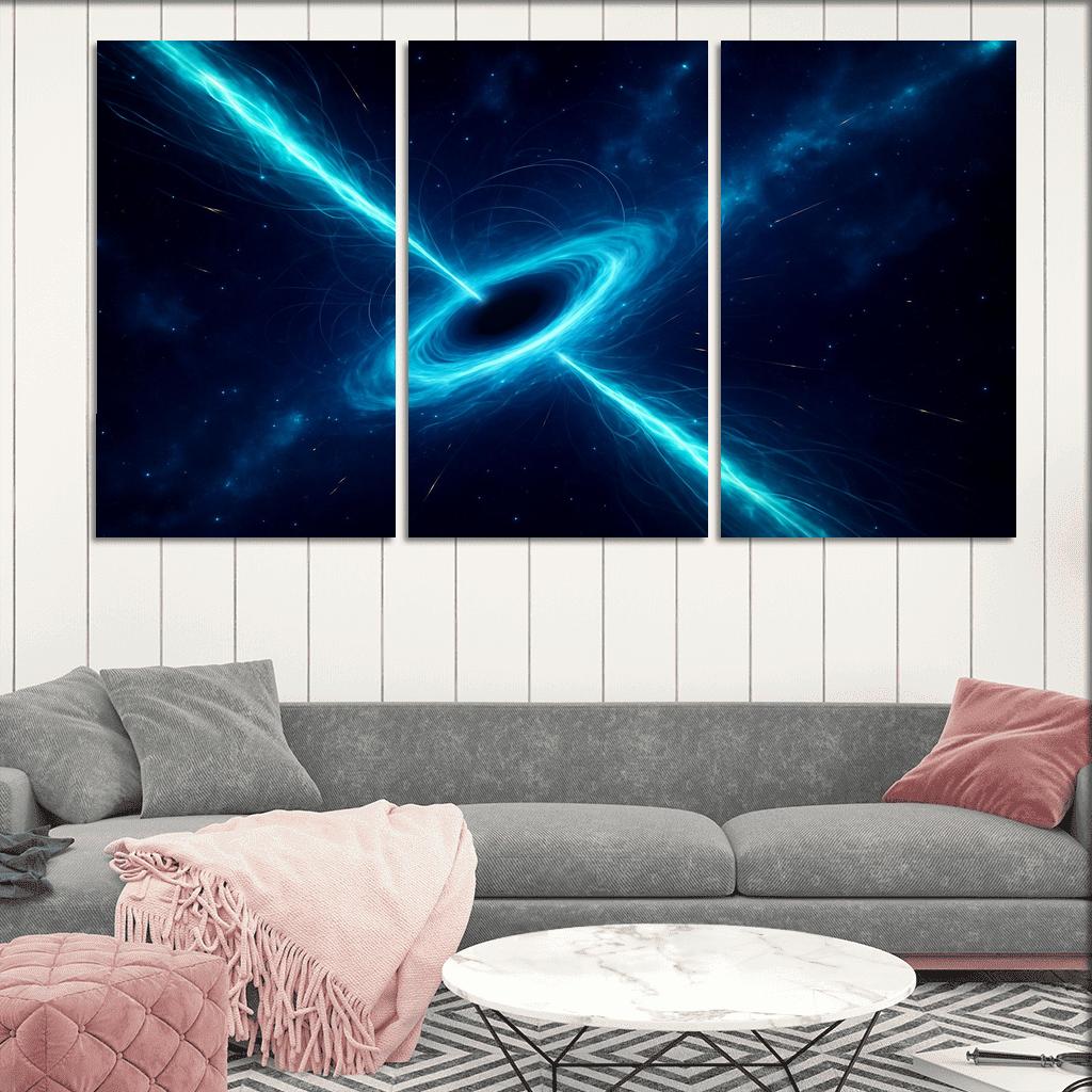 Relativistic Jet Plasma Sculptures wall art