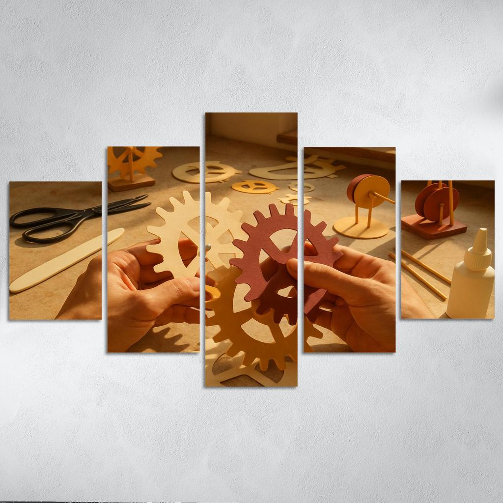 Kinetic Paper Sculpture Lab modern paintings frame