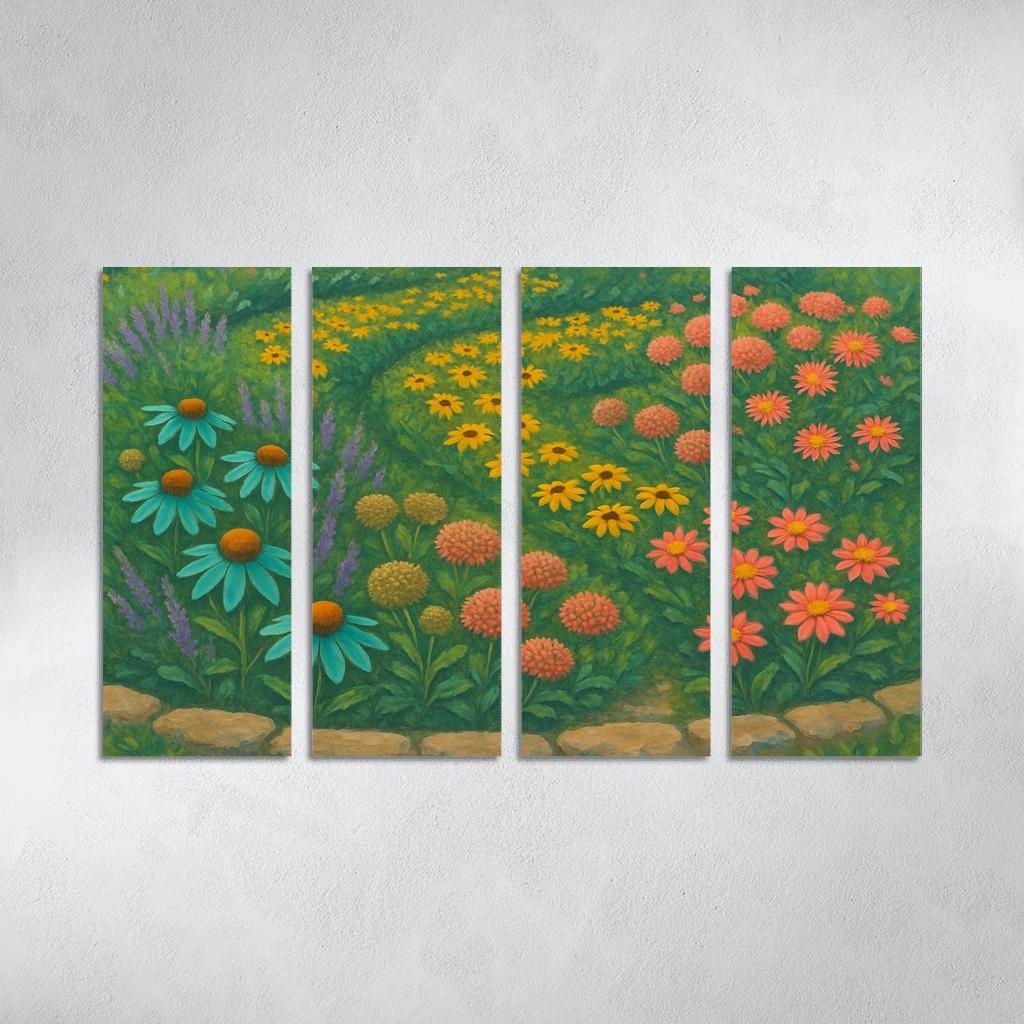 Pollinator Path Mosaic wall art