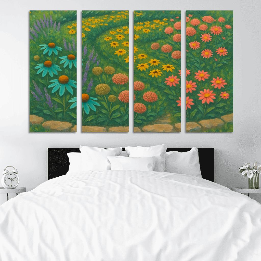 Pollinator Path Mosaic wall art