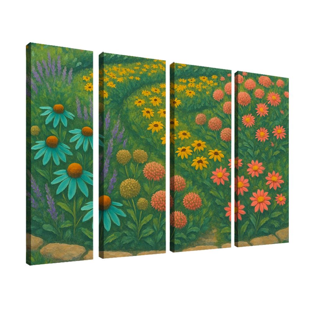 Pollinator Path Mosaic wall art