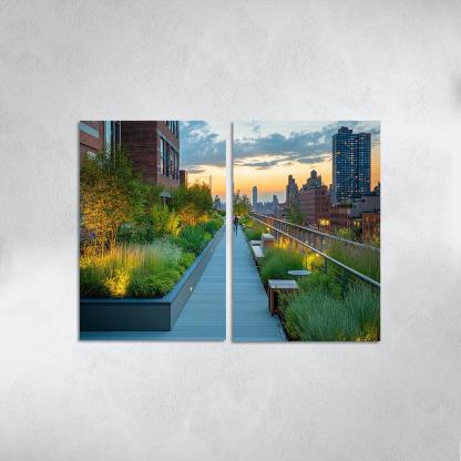 High Line Elevated Park one-piece frames
