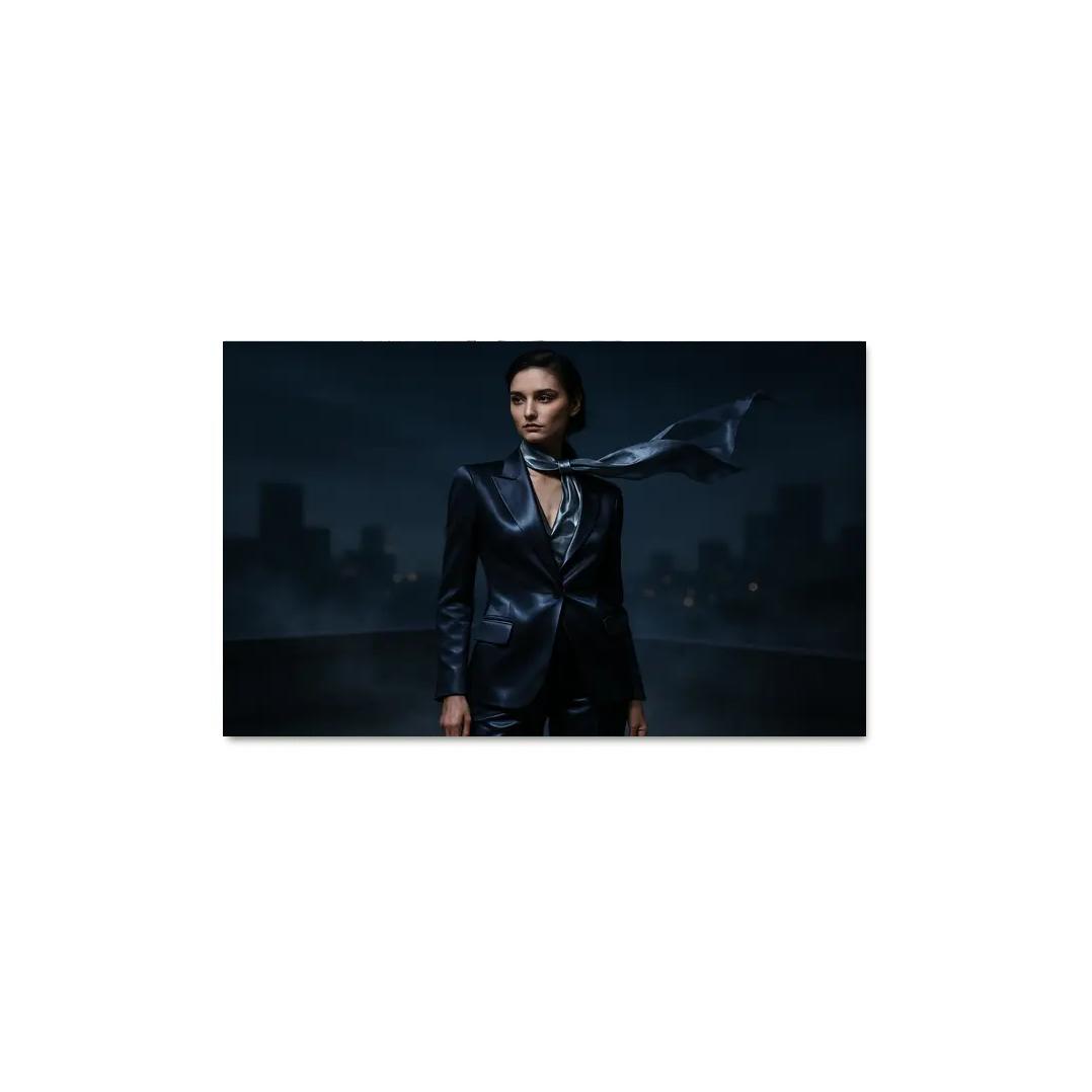 Moonlit Satin Suiting oil paintings frame