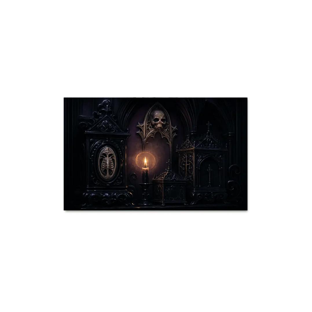 Obsidian Reliquary Altarpiece custom paintings frame