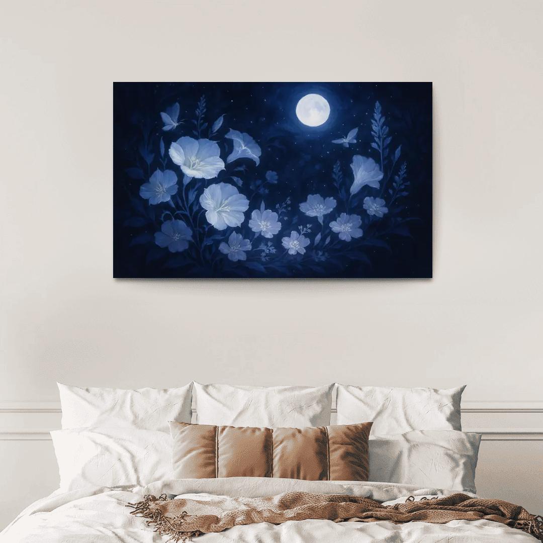 Mystical Moonlit Botanicals custom paintings frame