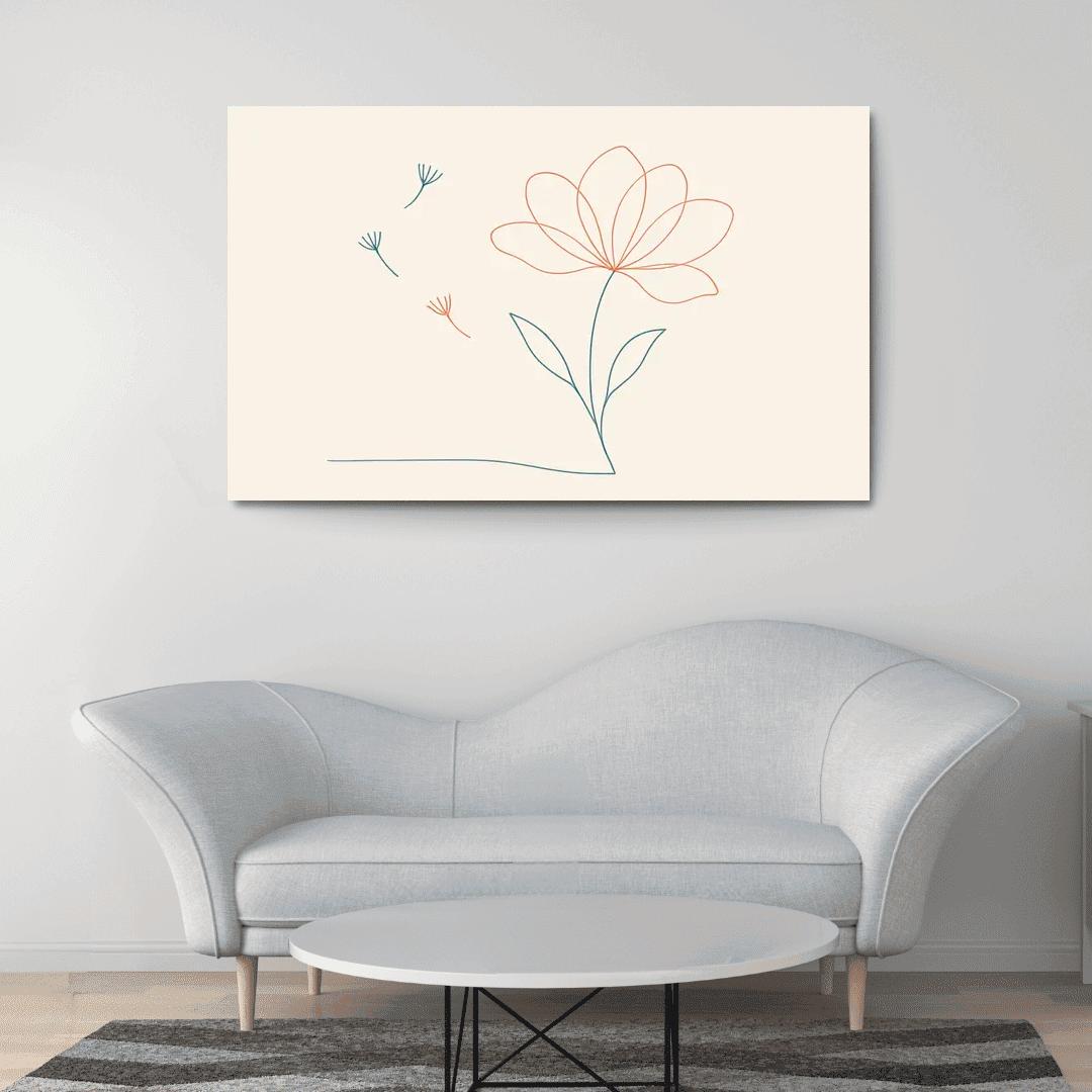 Quiet Bloom decor