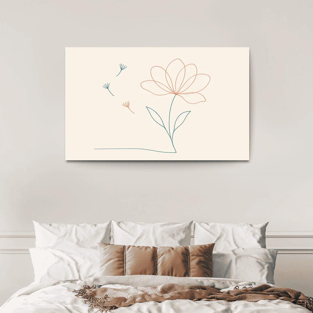 Quiet Bloom decor