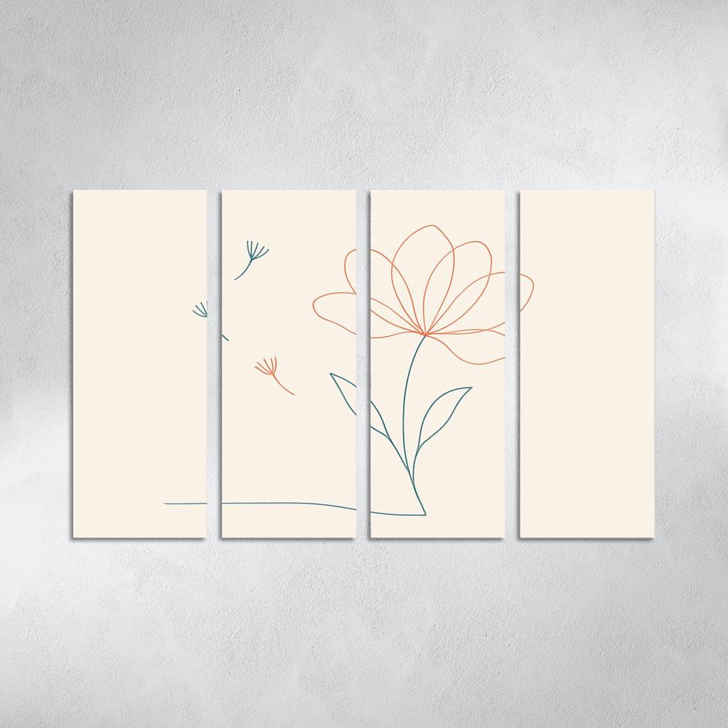 Quiet Bloom decor