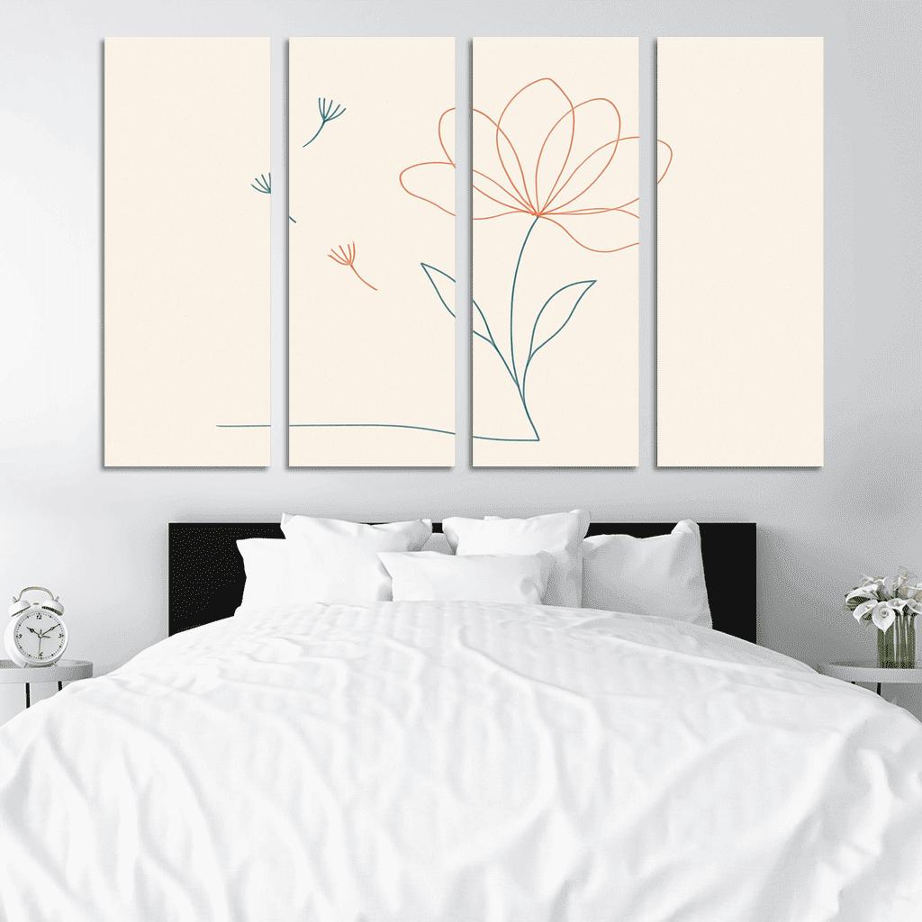 Quiet Bloom decor