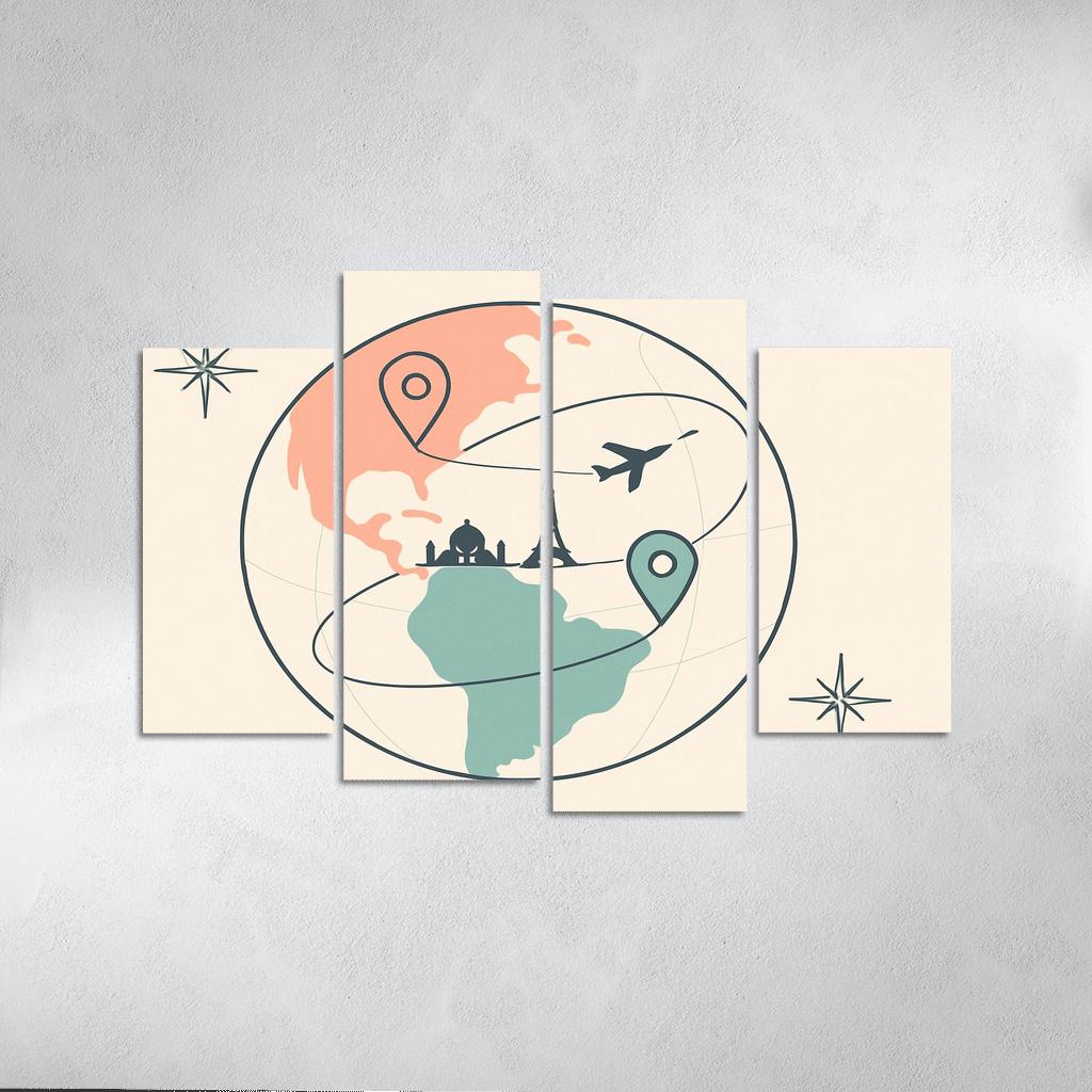 Arc Of Hidden Routes wall decor