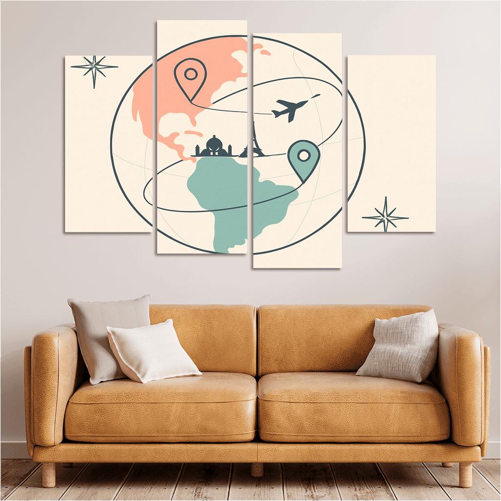 Arc Of Hidden Routes wall decor