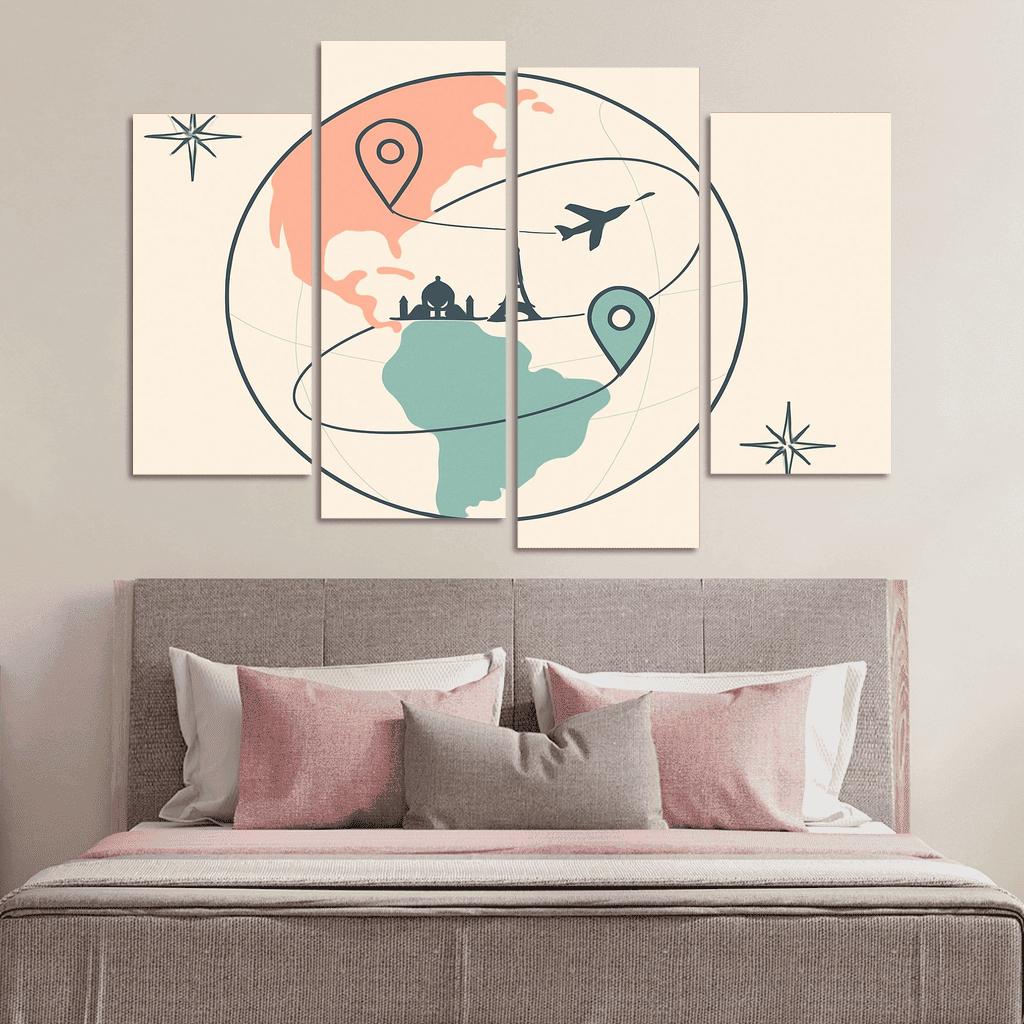 Arc Of Hidden Routes wall decor