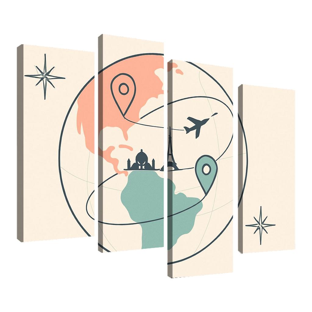 Arc Of Hidden Routes wall decor