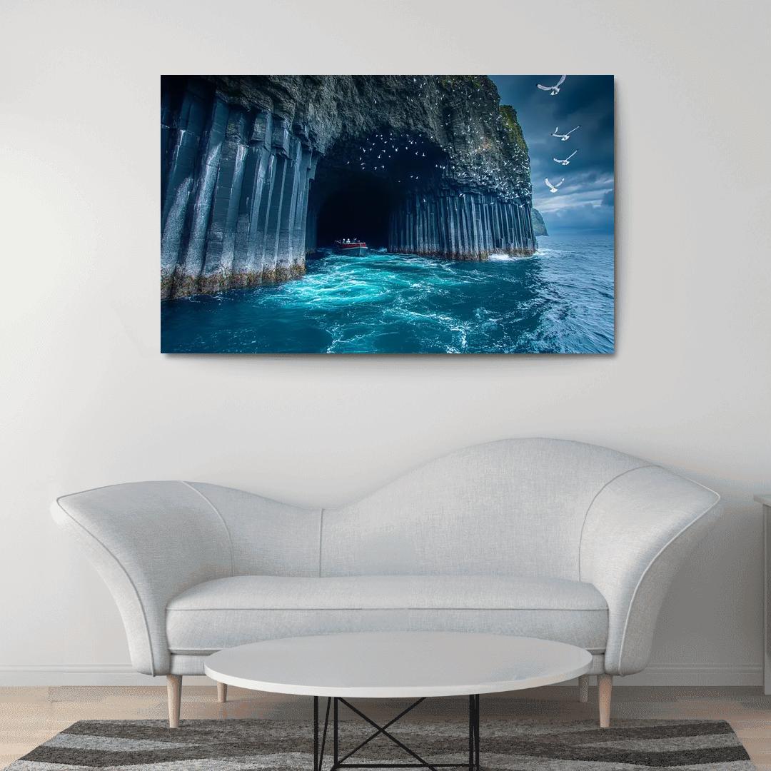 Fingals Cave Staffa framed paintings