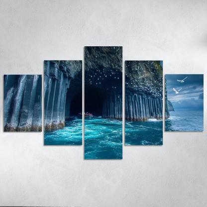 Fingals Cave Staffa framed paintings