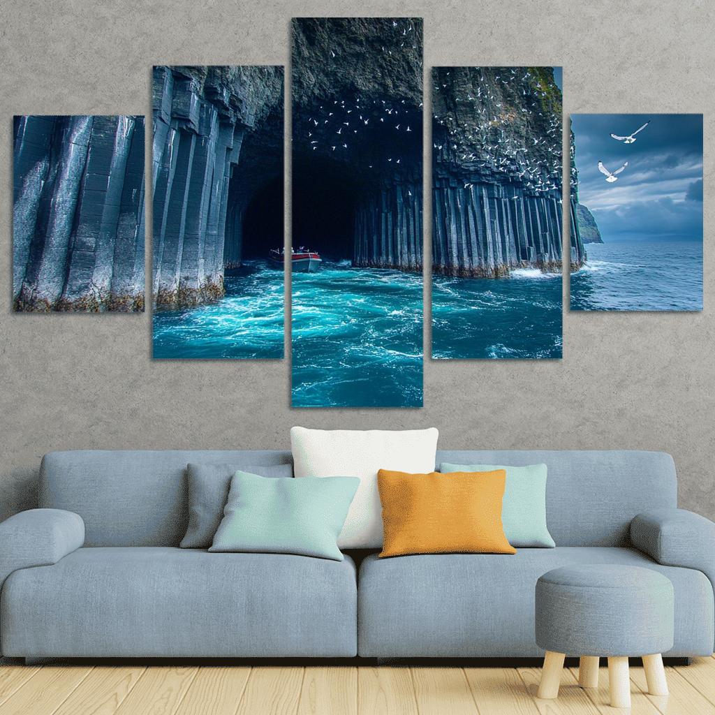 Fingals Cave Staffa framed paintings