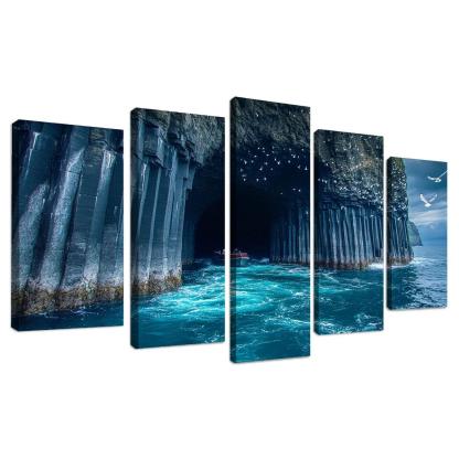 Fingals Cave Staffa framed paintings