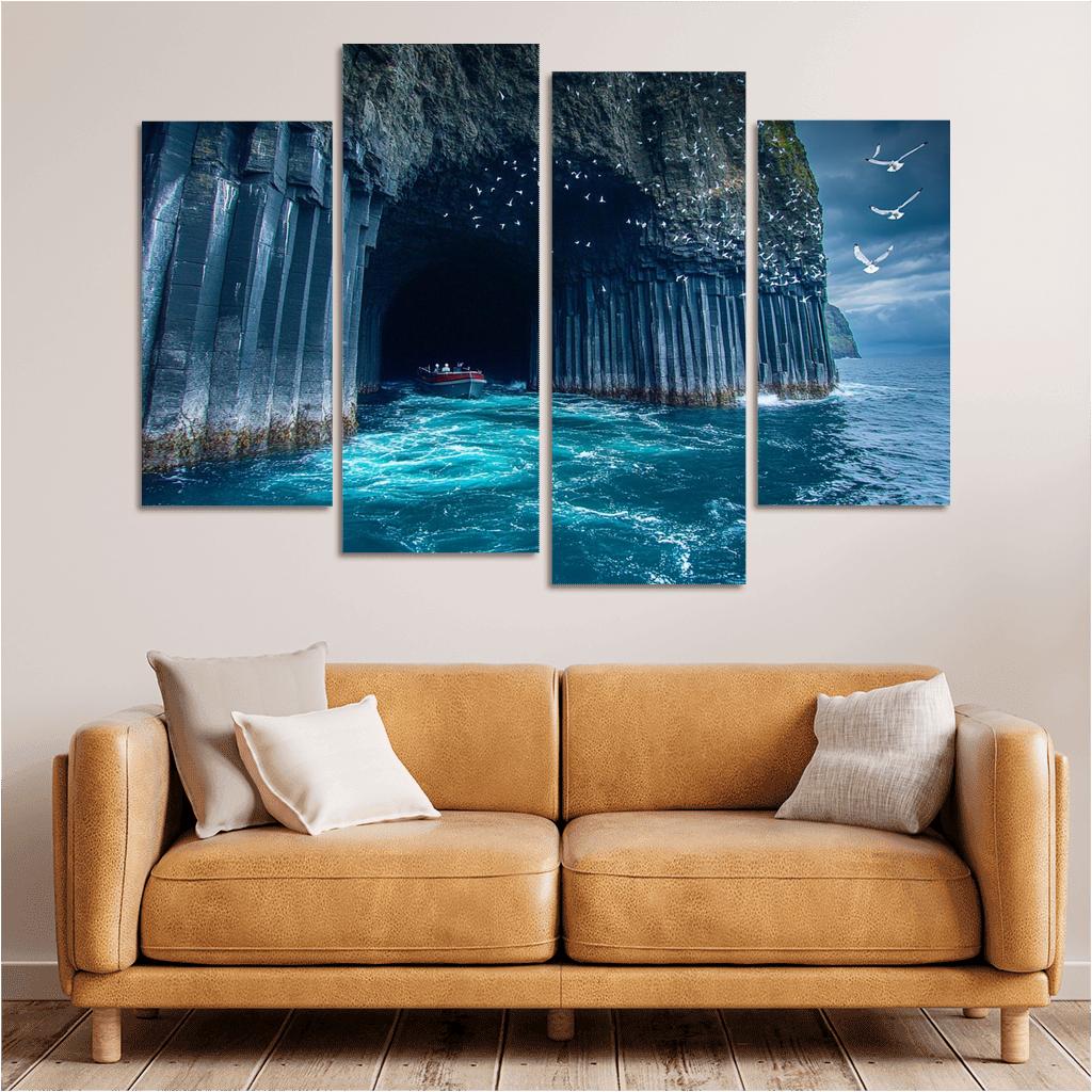 Fingals Cave Staffa framed paintings