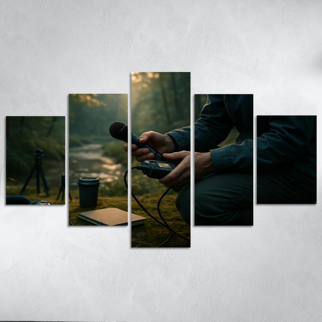 Acoustic Field Recording Workshop modern paintings frame