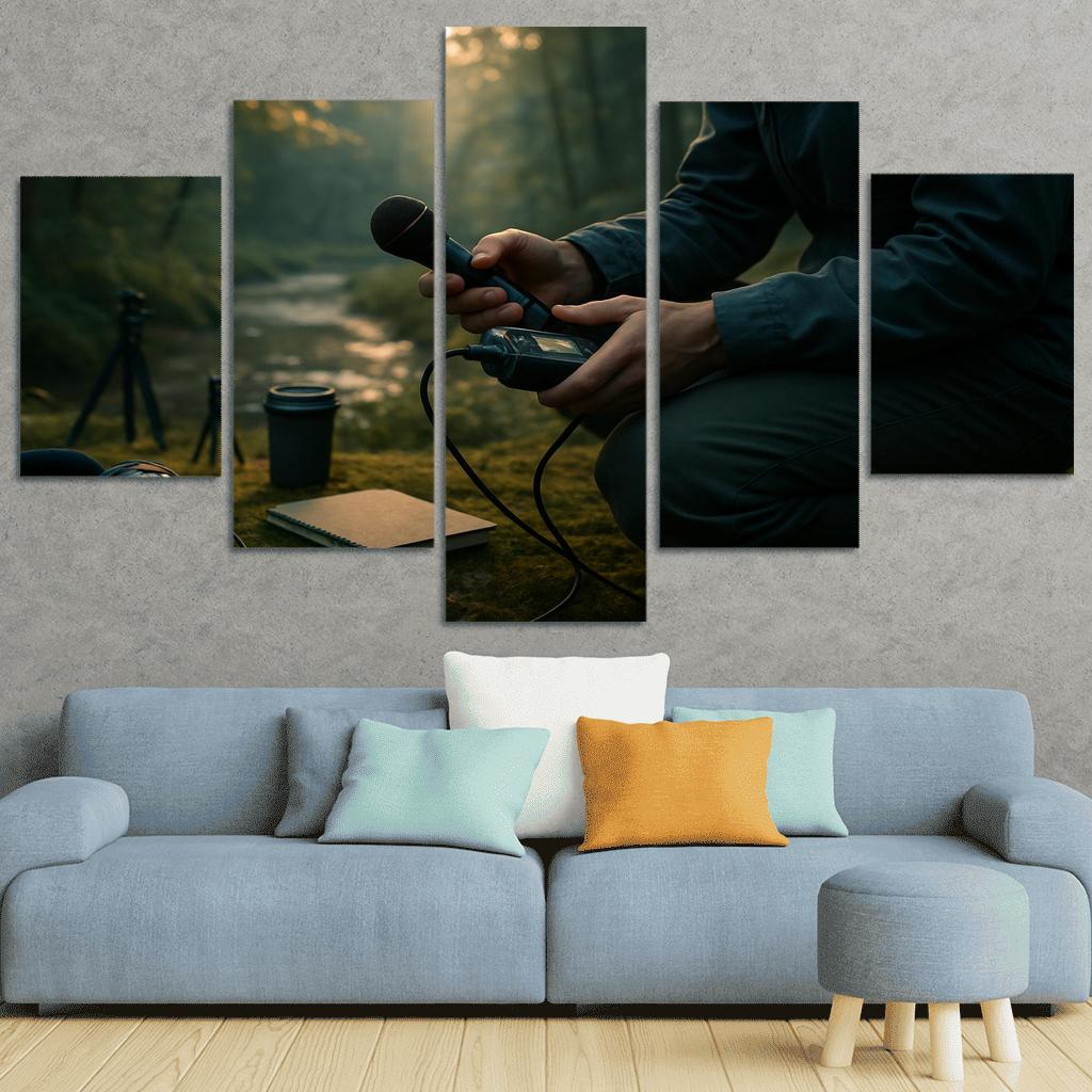 Acoustic Field Recording Workshop modern paintings frame