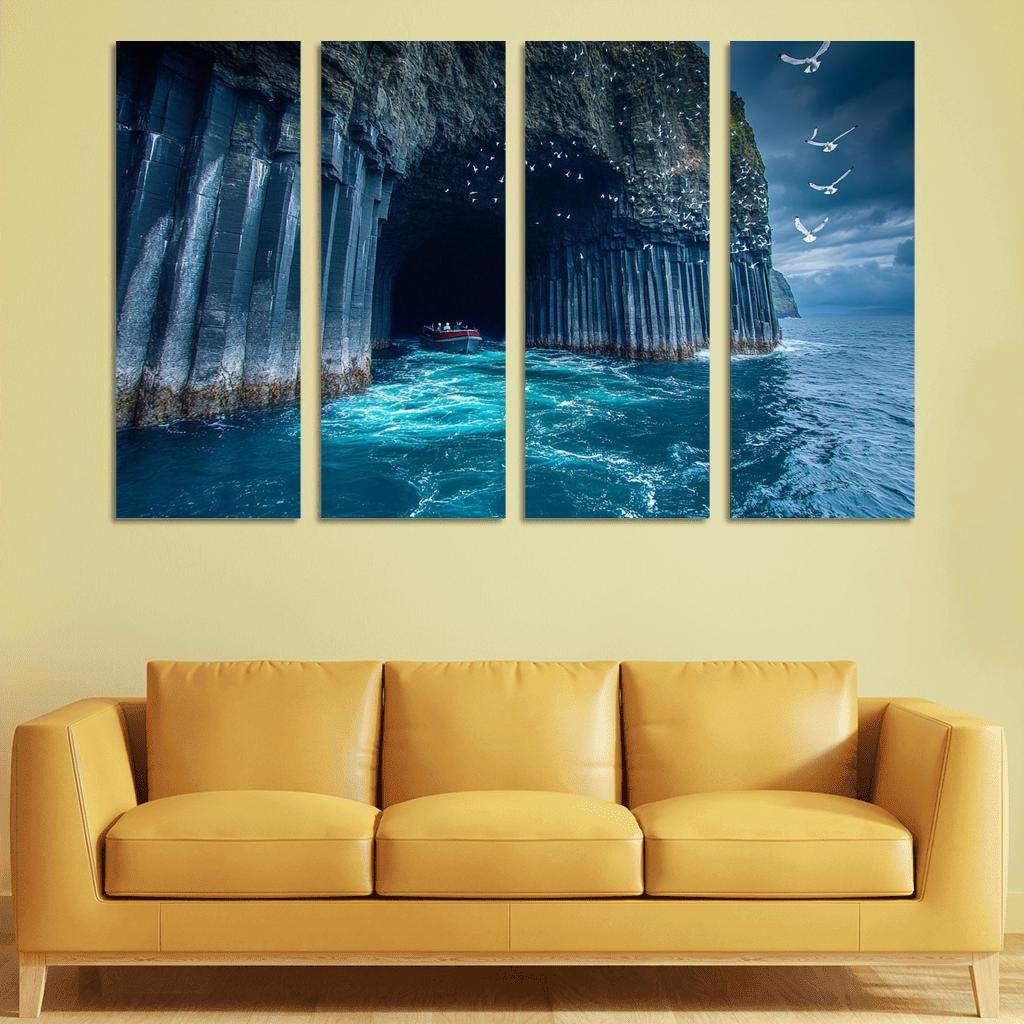 Fingals Cave Staffa framed paintings