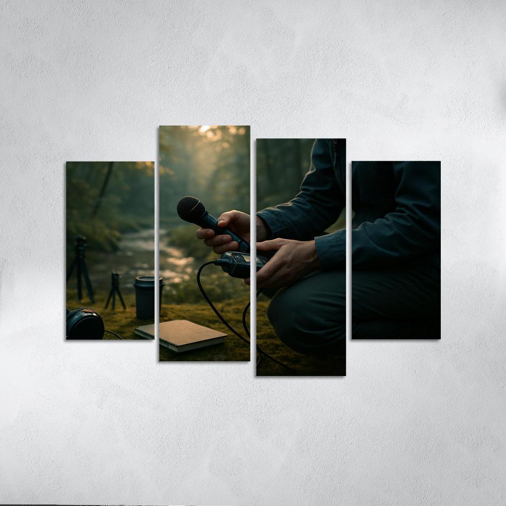 Acoustic Field Recording Workshop modern paintings frame