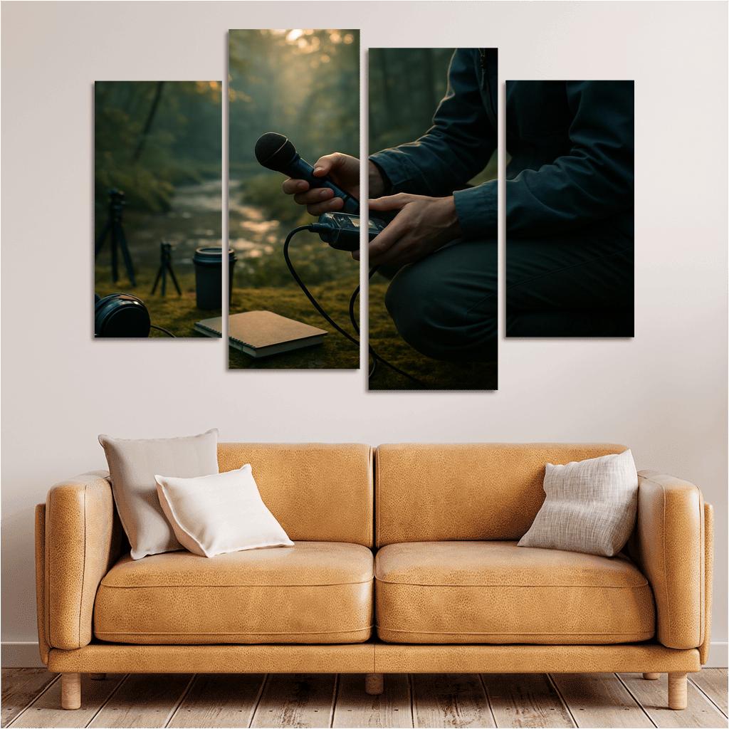 Acoustic Field Recording Workshop modern paintings frame