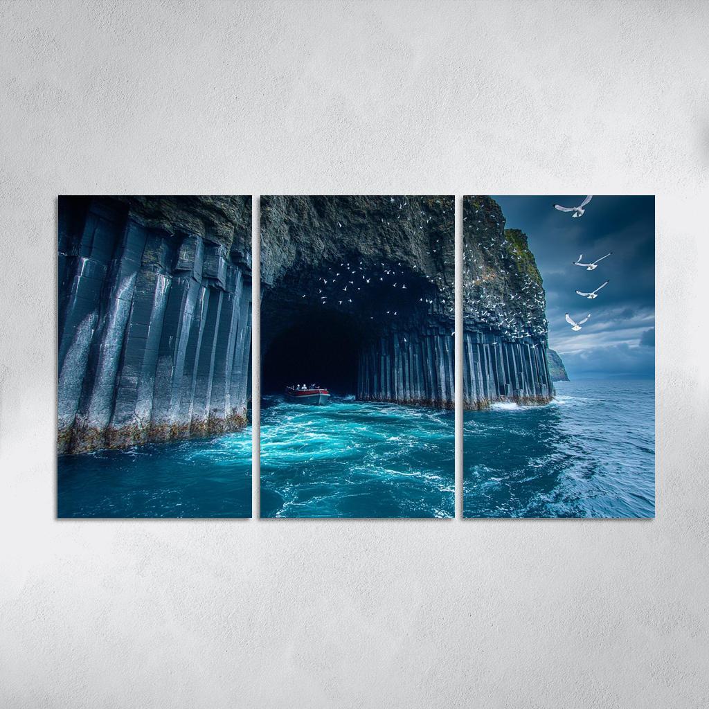 Fingals Cave Staffa framed paintings