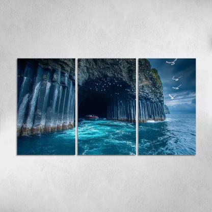 Fingals Cave Staffa framed paintings