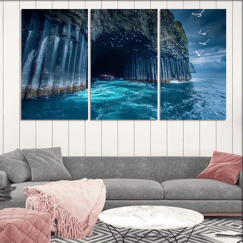 Fingals Cave Staffa framed paintings