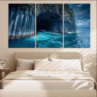 Fingals Cave Staffa framed paintings