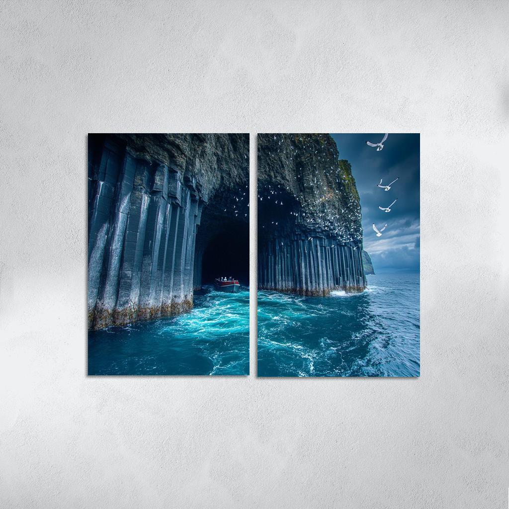 Fingals Cave Staffa framed paintings