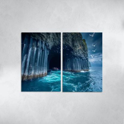 Fingals Cave Staffa framed paintings