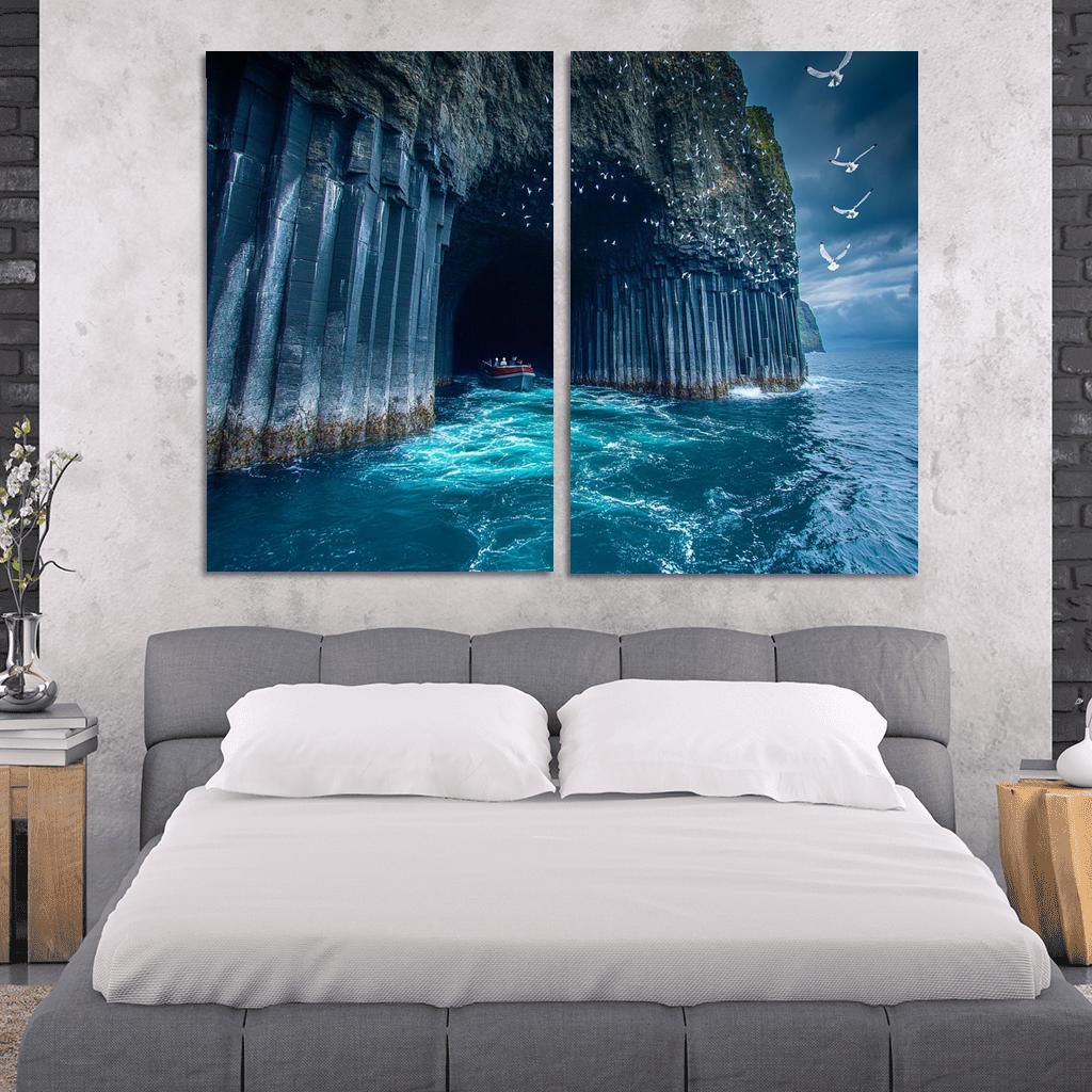 Fingals Cave Staffa framed paintings