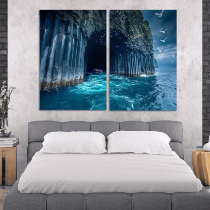 Fingals Cave Staffa framed paintings
