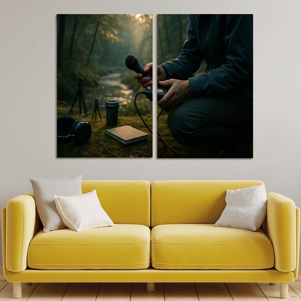 Acoustic Field Recording Workshop modern paintings frame