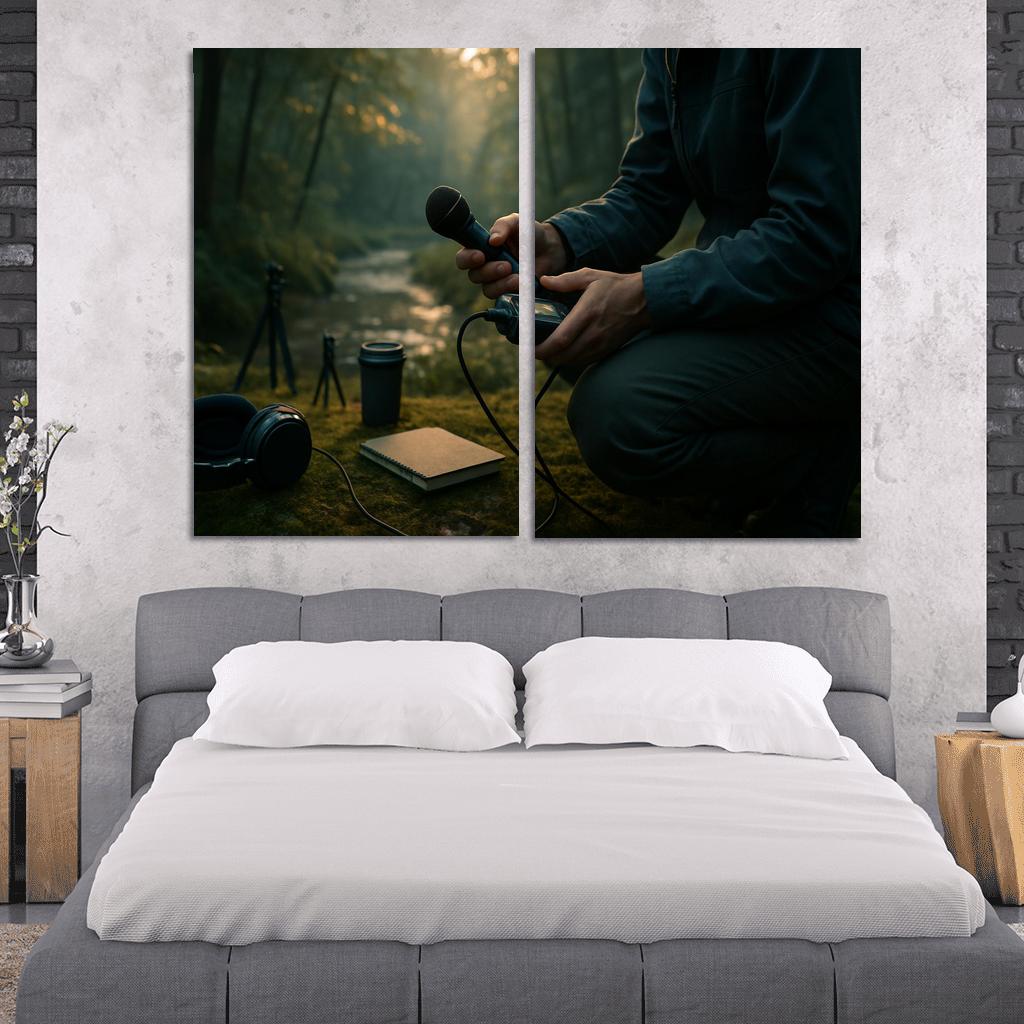 Acoustic Field Recording Workshop modern paintings frame