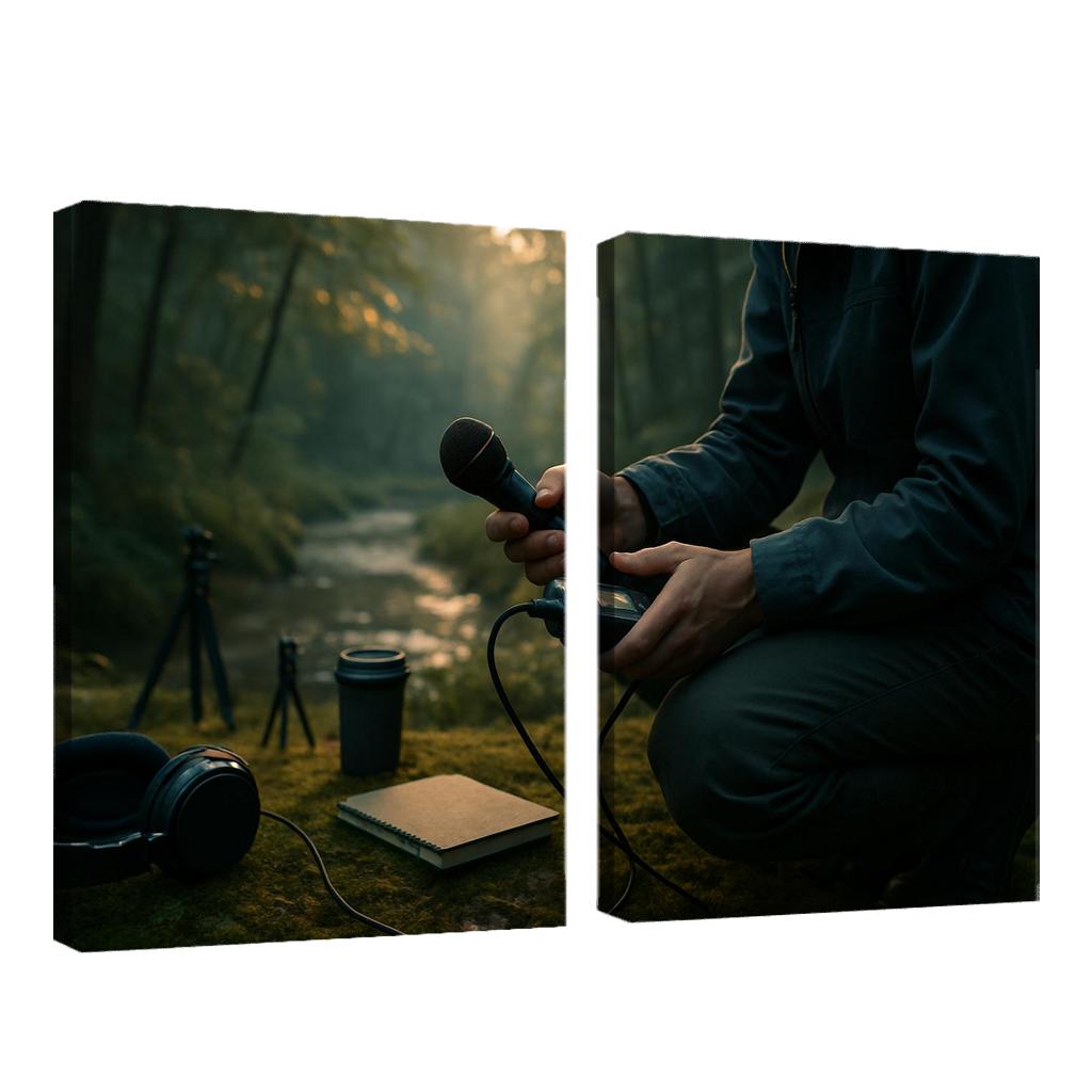 Acoustic Field Recording Workshop modern paintings frame